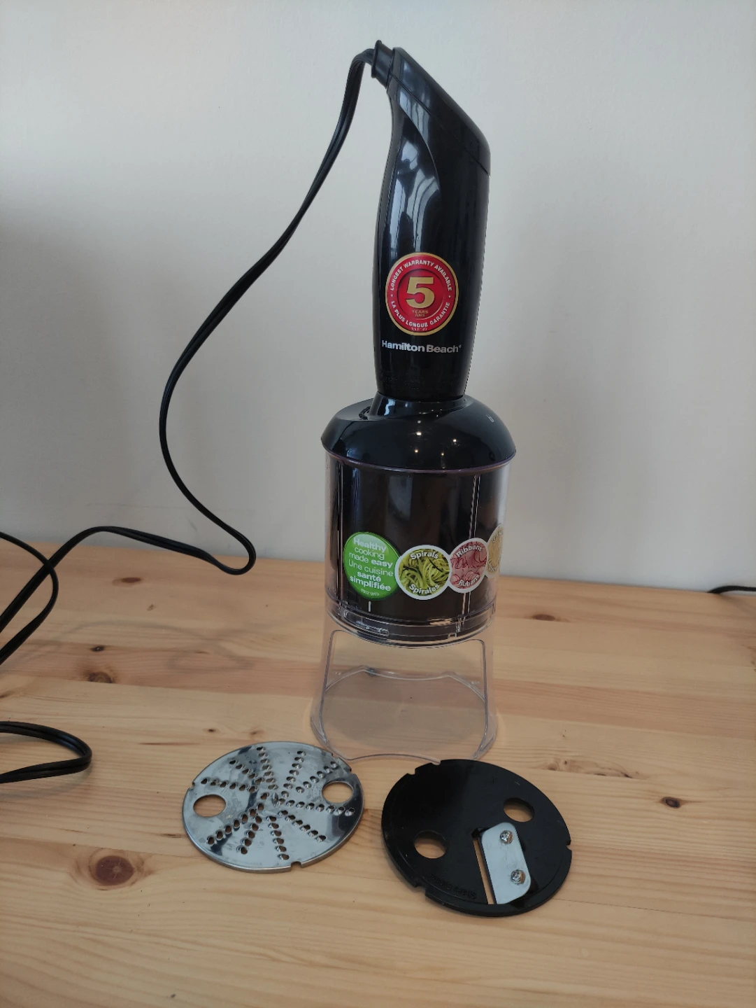 Hamilton Beach 3-in-1 Spiralizer - Like New! - photo 2