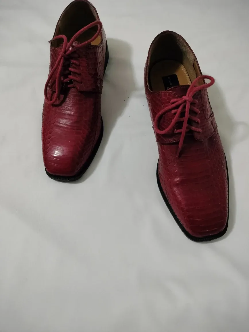 Giorgio Brutini Red Snakeskin Shoes image indicator(2)