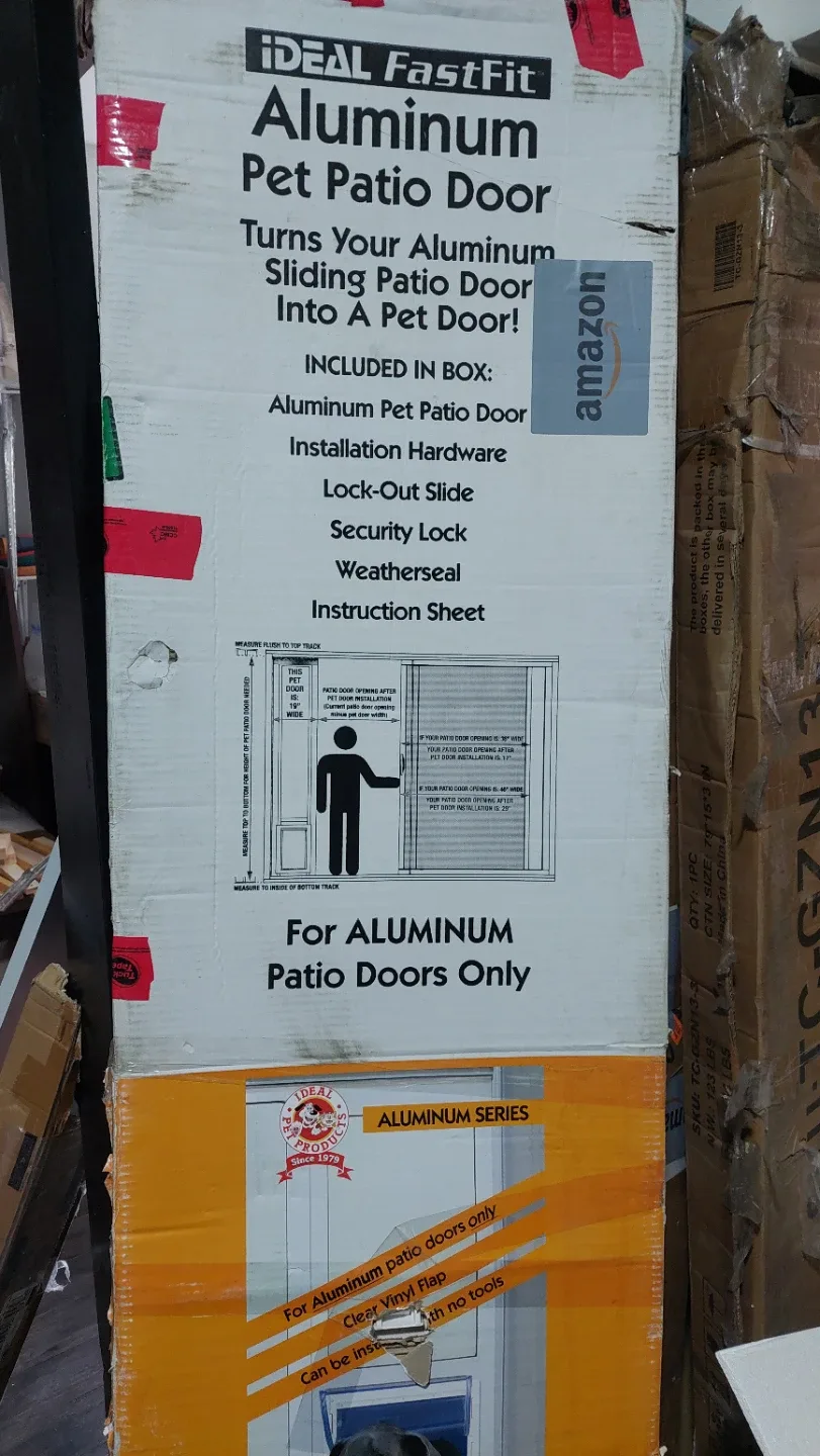 Ideal Fast Fit Aluminum Pet Patio Door
