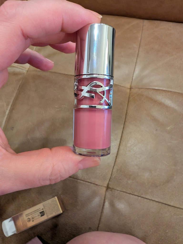 YSL Loveshine Plumping Lip Oil Gloss - Nude Lavallière - photo 3