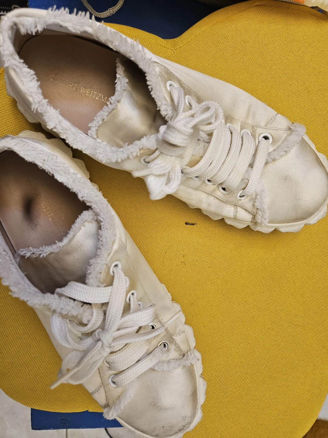 Stuart Weitzman White Sneakers