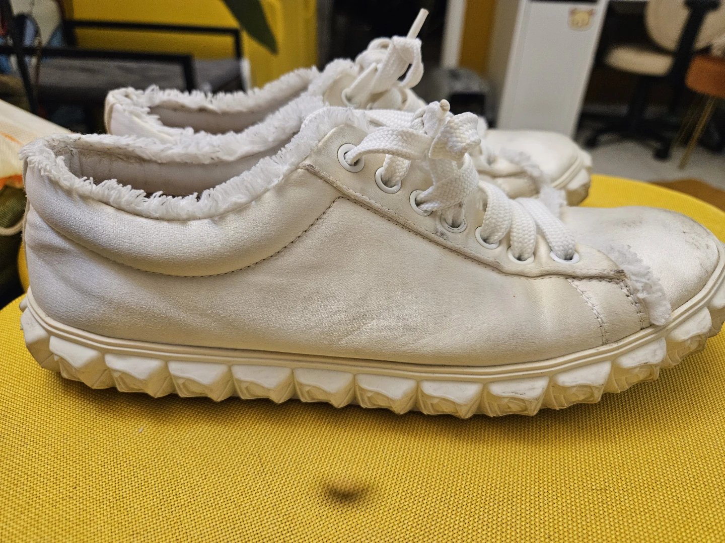 Stuart Weitzman White Sneakers - photo 2