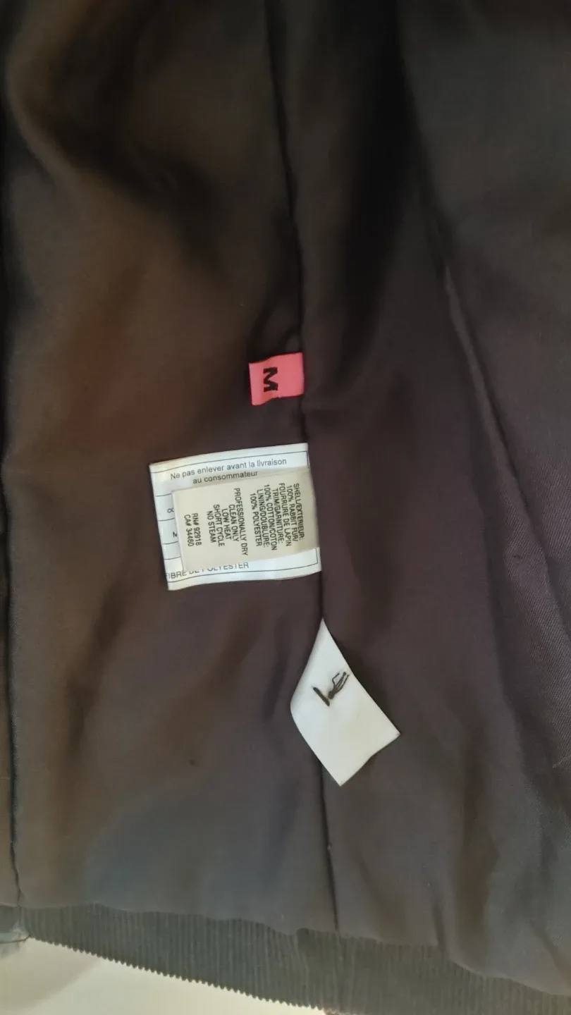 Juicy Couture Fur & Corduroy Jacket - Size M image indicator(2)