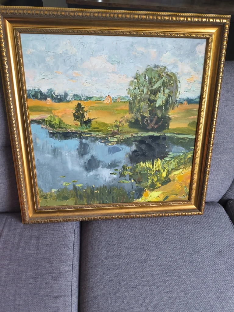 Marmont landscape oil painting # cleanout