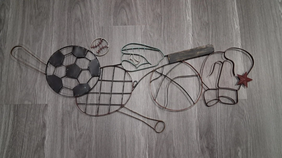 Sports Themed Metal Wall Art