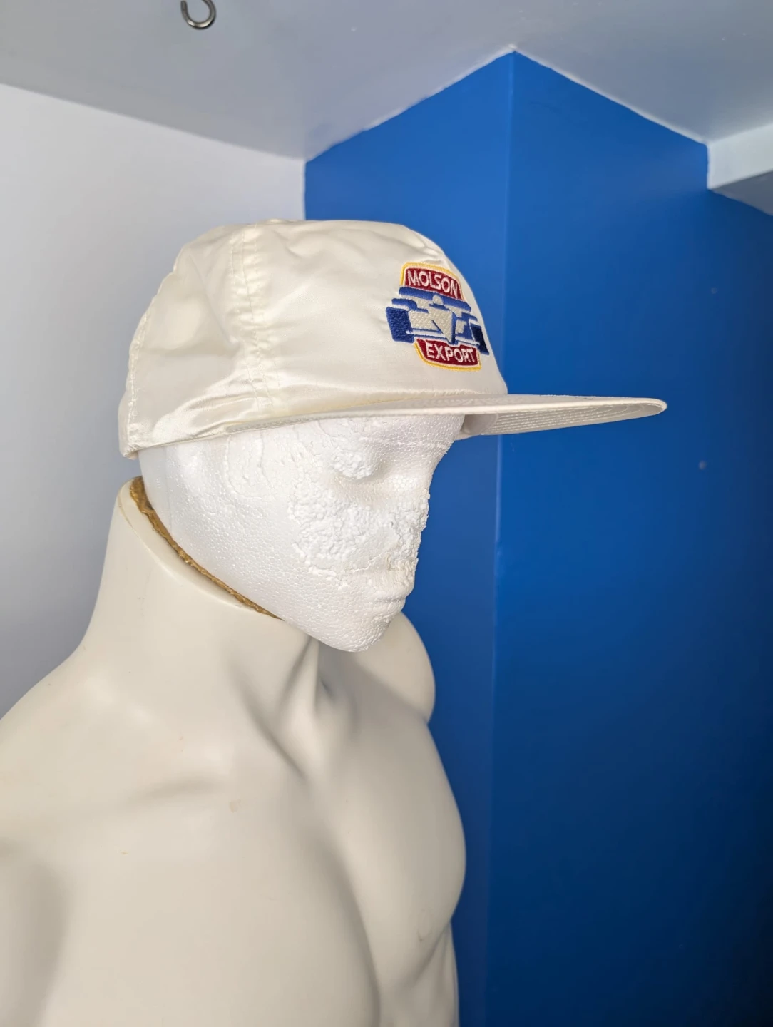 Vintage Molson Indy Baseball Cap signed by Mario Andretti - photo 5