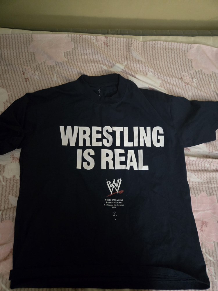 Travis Scott WWE T-Shirt Size L - photo 2
