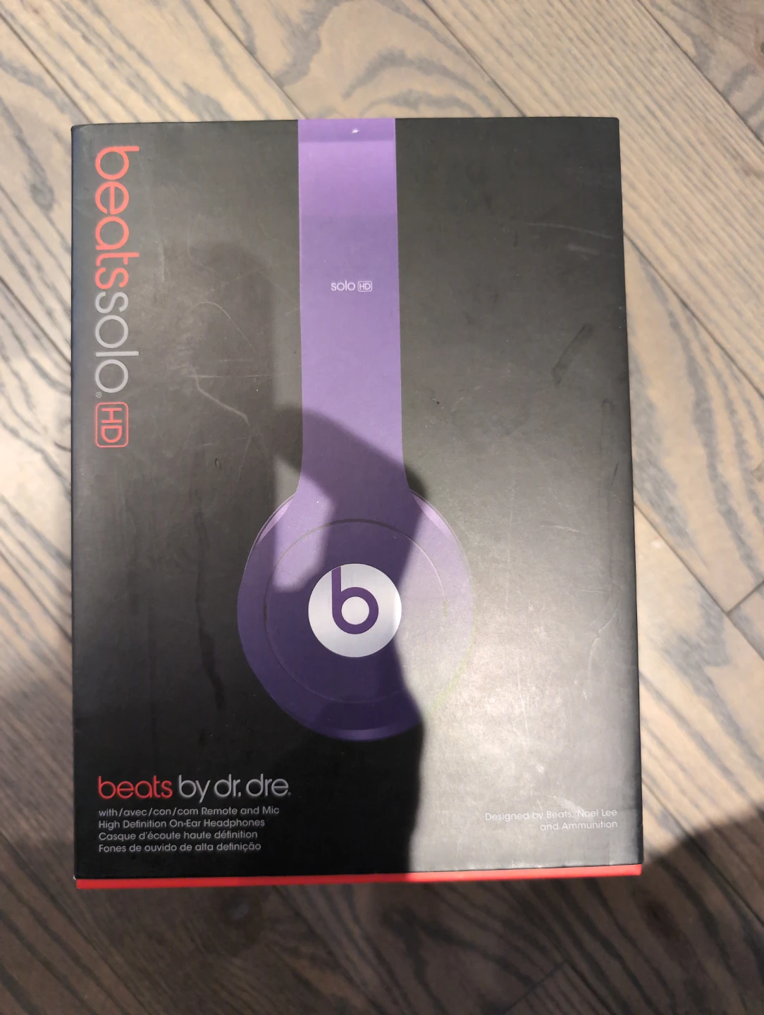 Beats Solo HD Purple Headphones