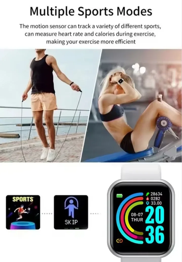 Smart Watch - Bluetooth, Heart Rate Monitor image indicator(4)