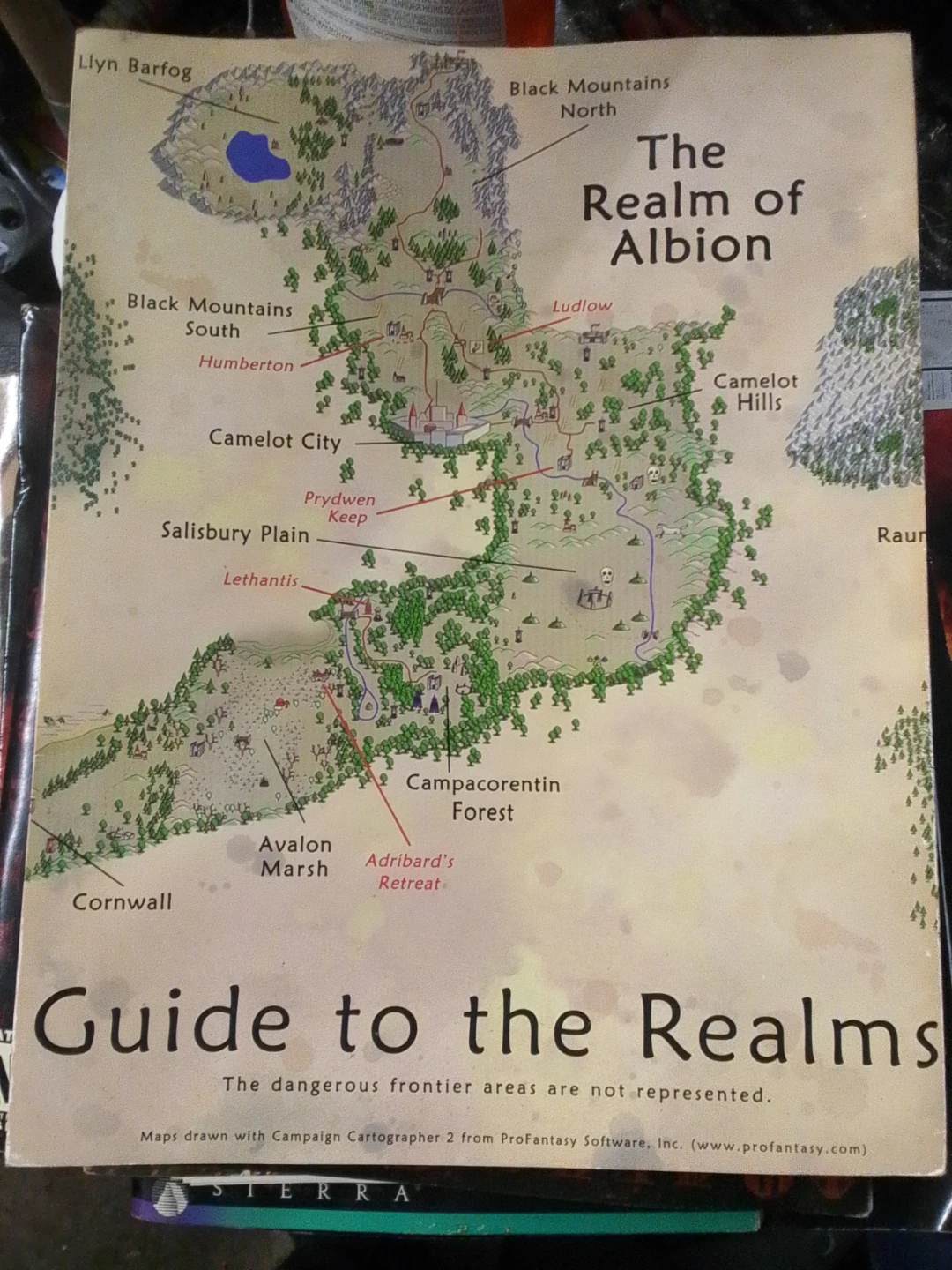 Guide to the Realms Map