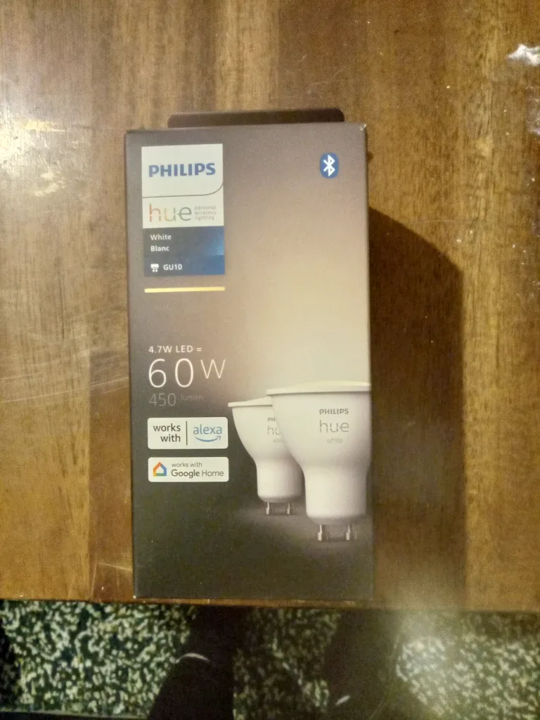Philips Hue White 60W GU10 LED Bulb - New