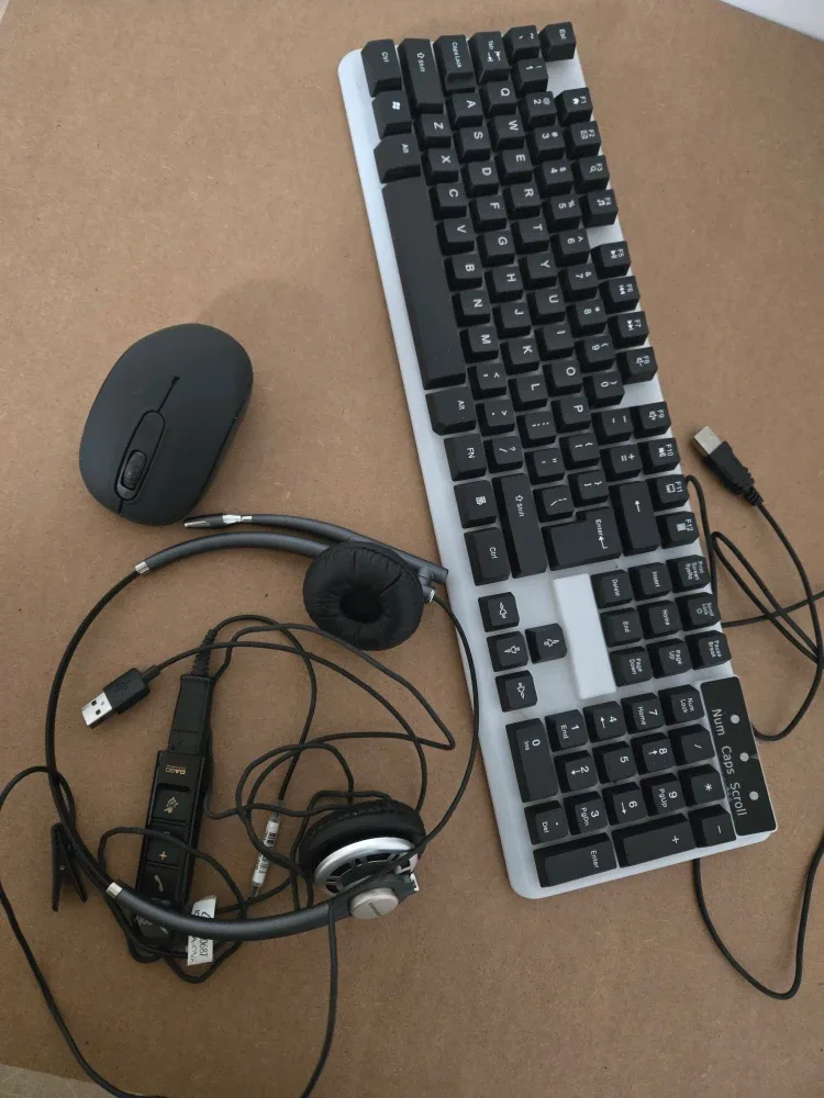 Keyboard, Mouse & Headset Set