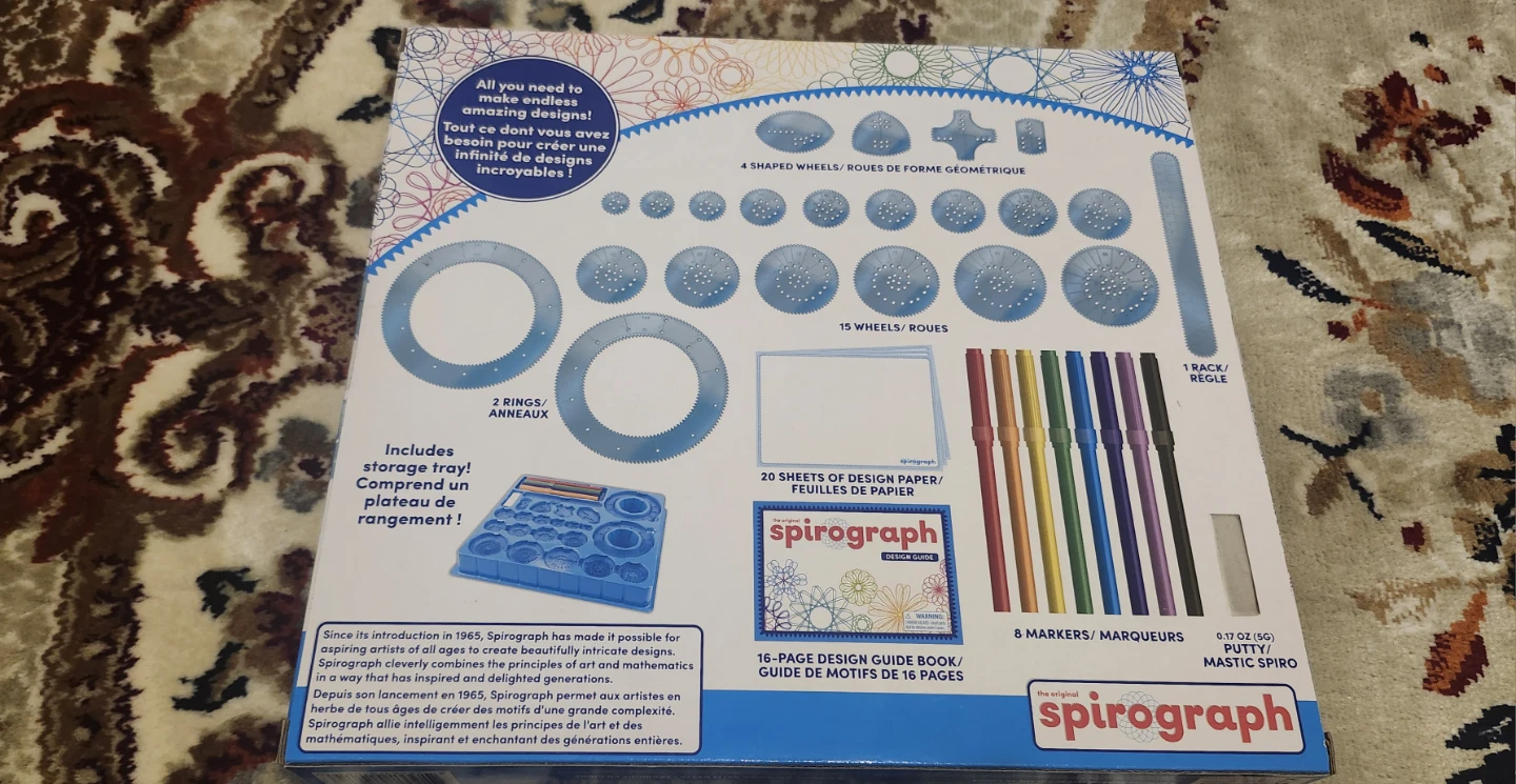 Spirograph 30+ Piece Drawing Set - New - photo 2