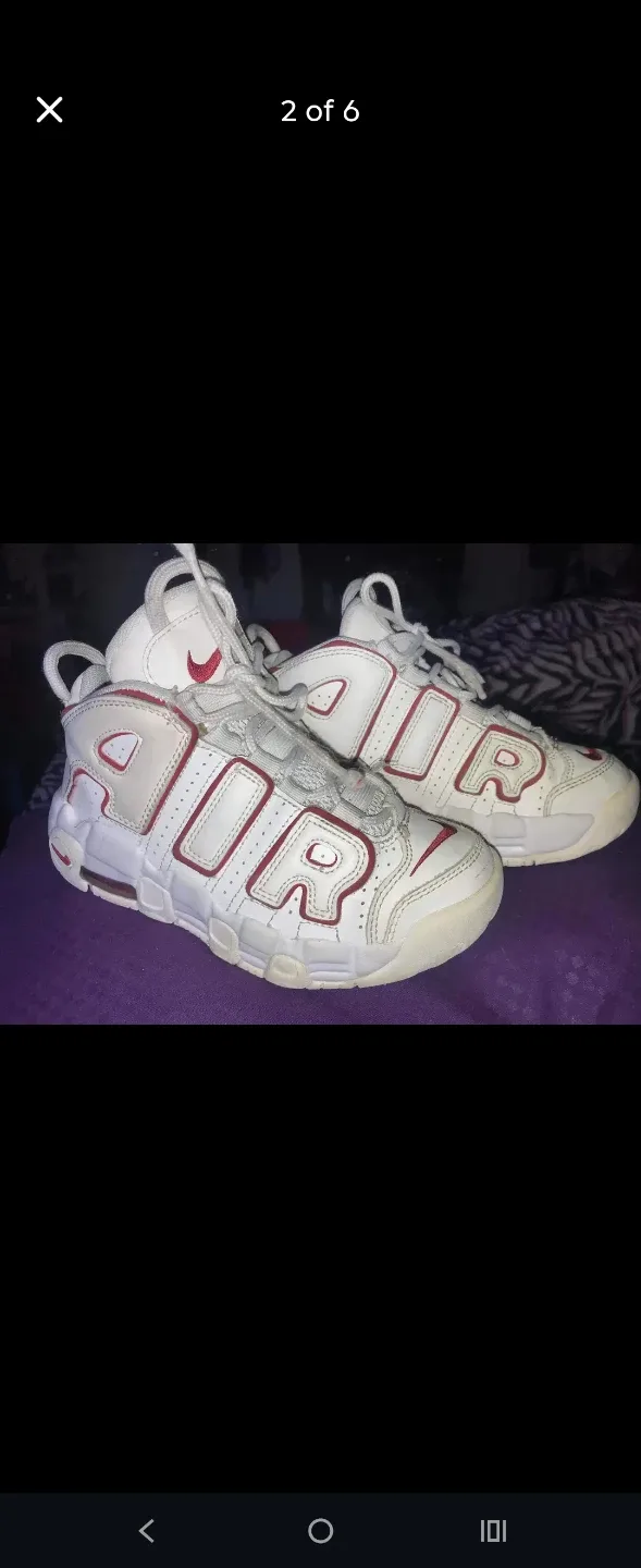 #Cleanout Nike Air More Uptempo Toddler Shoes Size 2Y