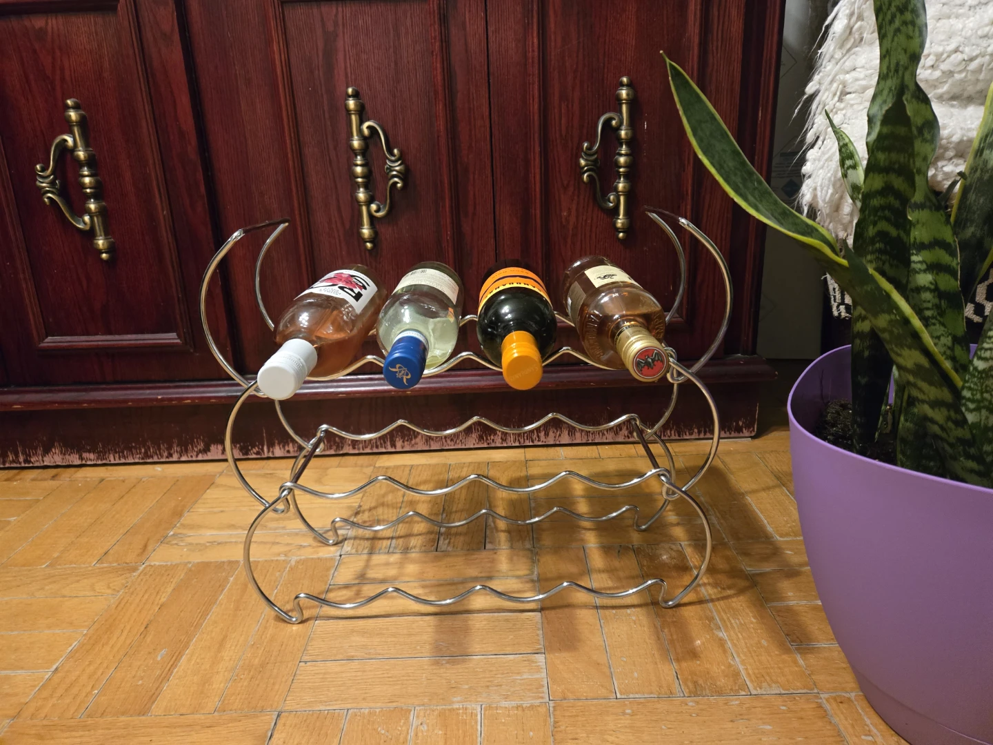 Stackable Metal Wine Rack