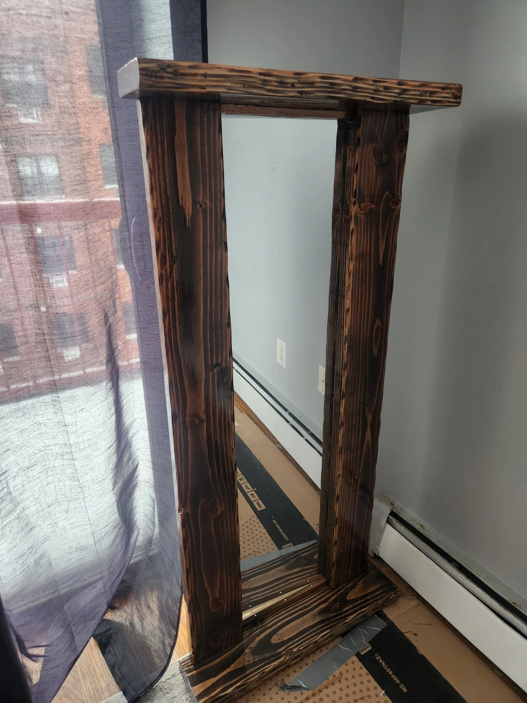 Rustic Wood Full Length Mirror