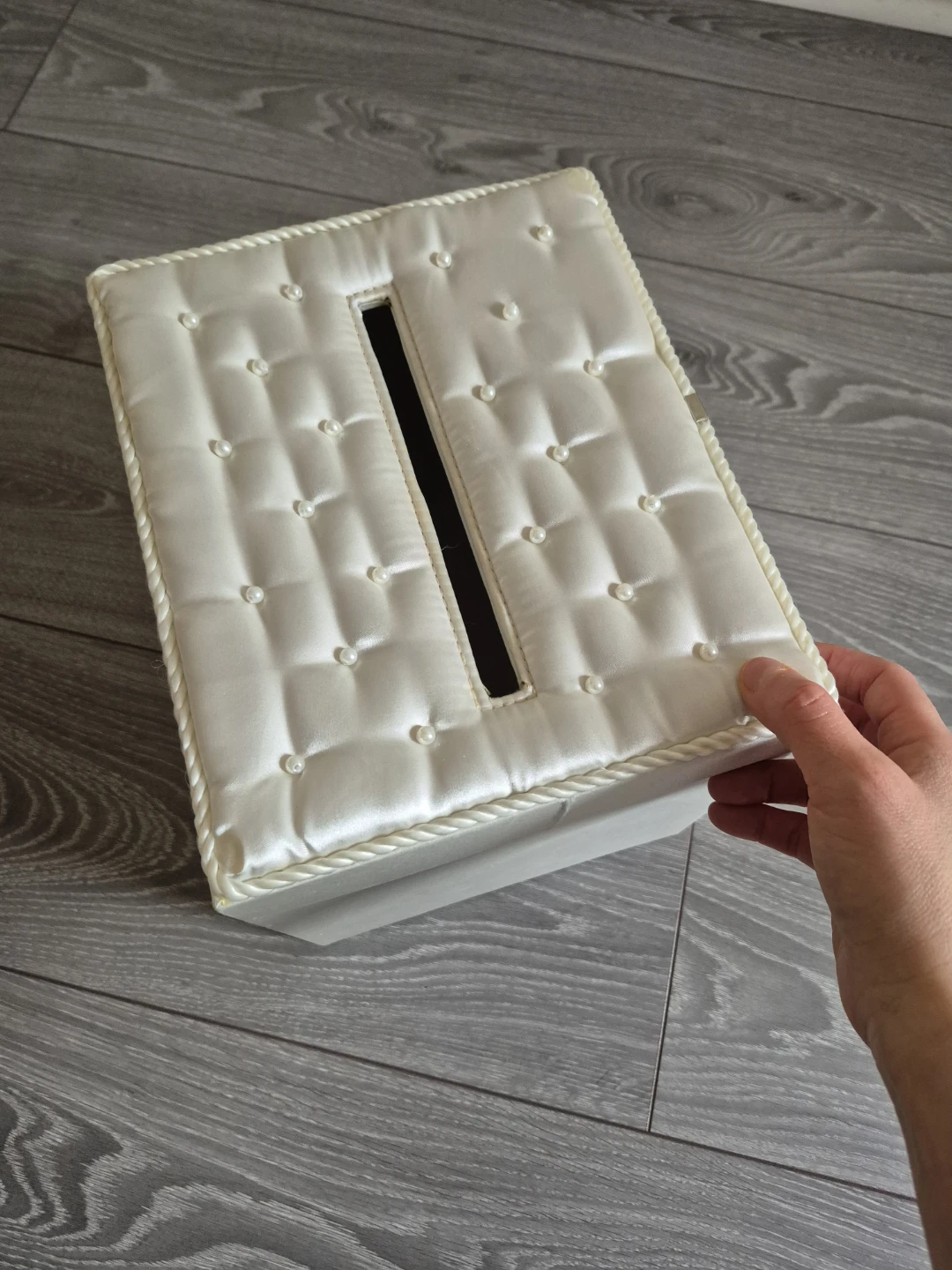 White Wedding Card Box - photo 5