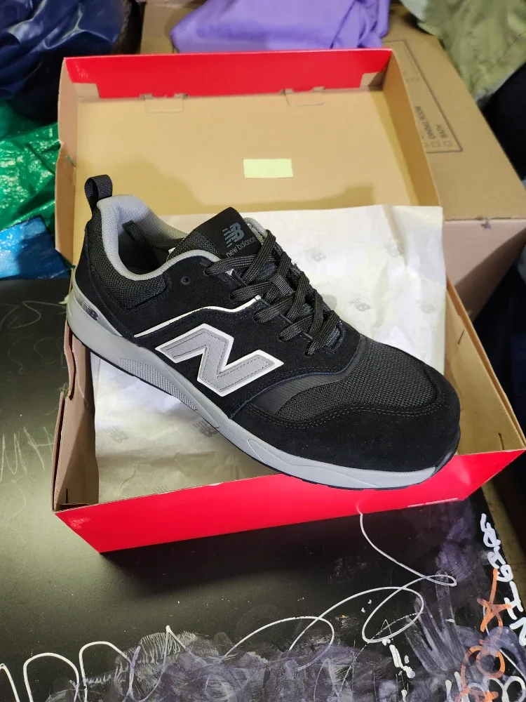New Balance 997H Black Sneakers, Size 13