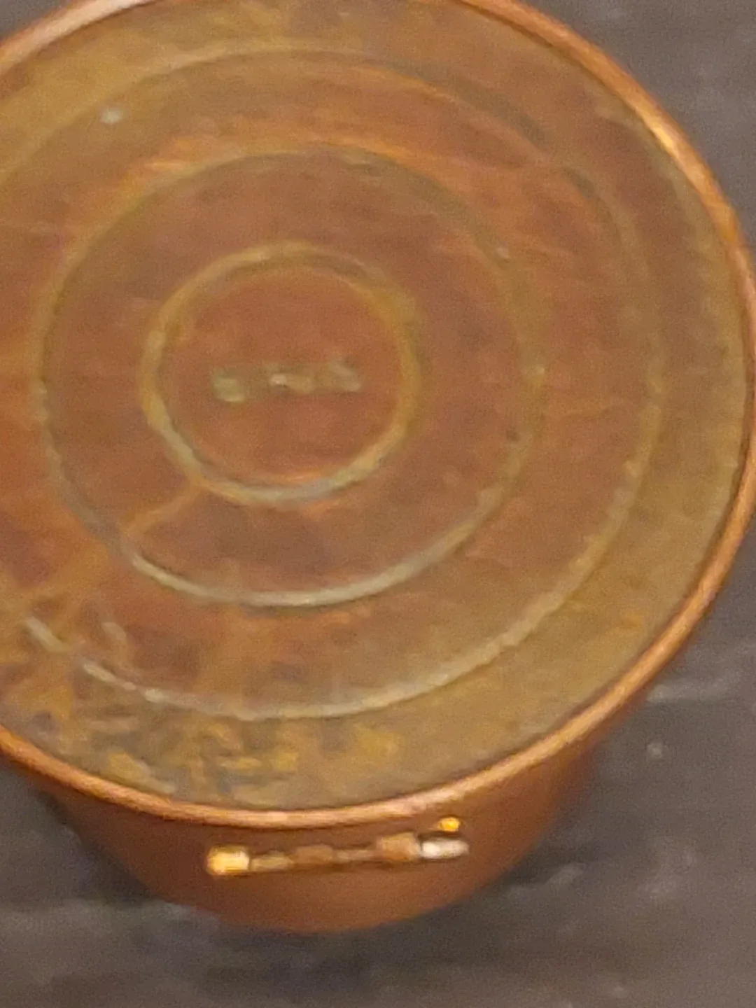 Vintage Copper Birk's Ring Box