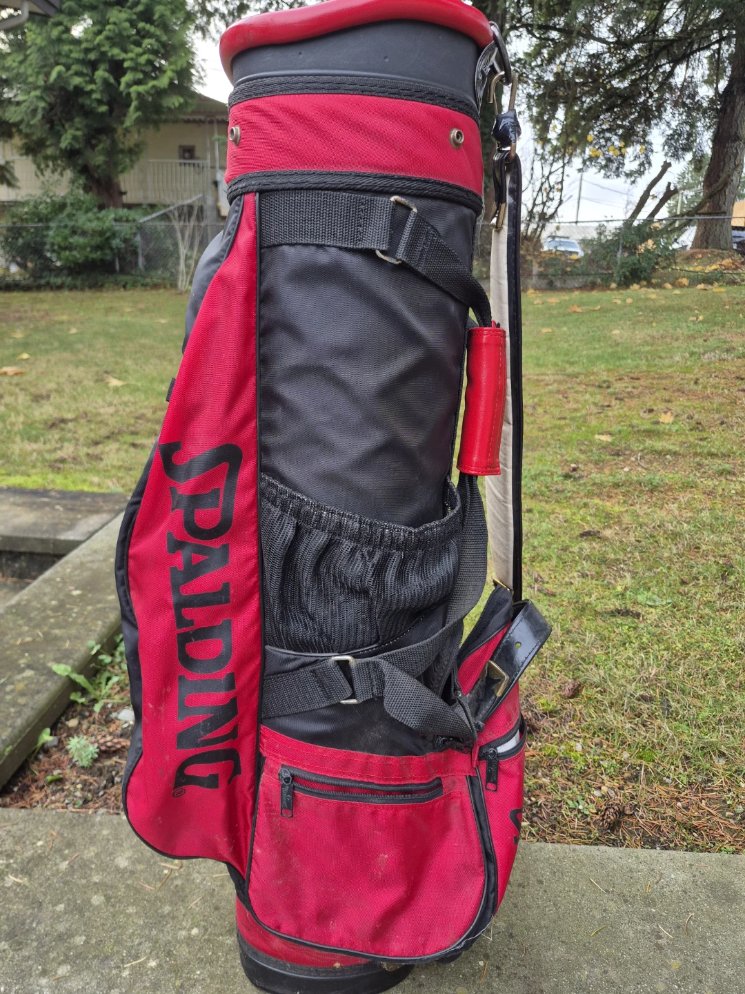 Spalding Golf Bag - Red & Black - photo 4