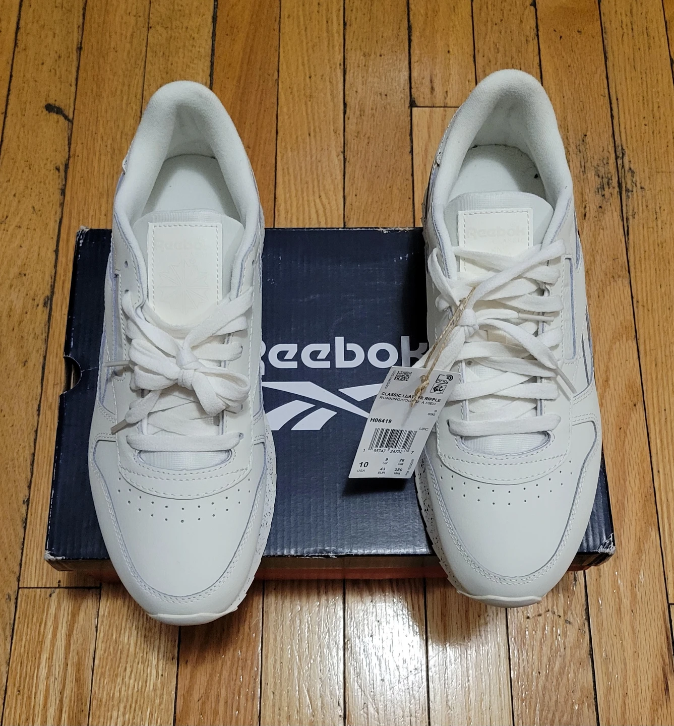 Reebok Classic Leather Ripple Shoes - US 10