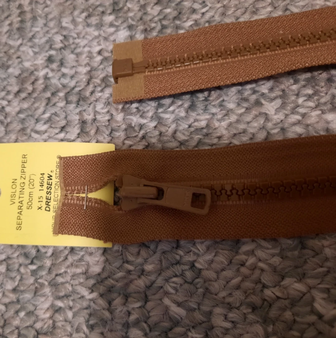Brown Separating Zipper - photo 2