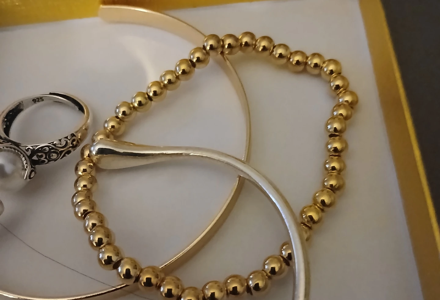 Silver & Gold Jewellery Set - photo 3