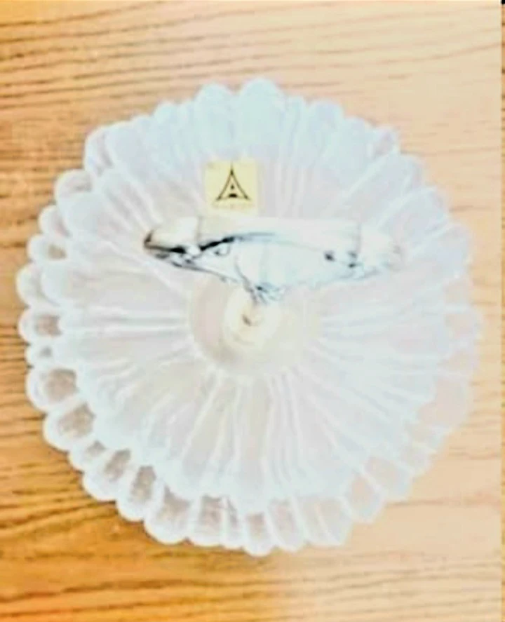 New German Annahutte Crystal Serving Tray - photo 3
