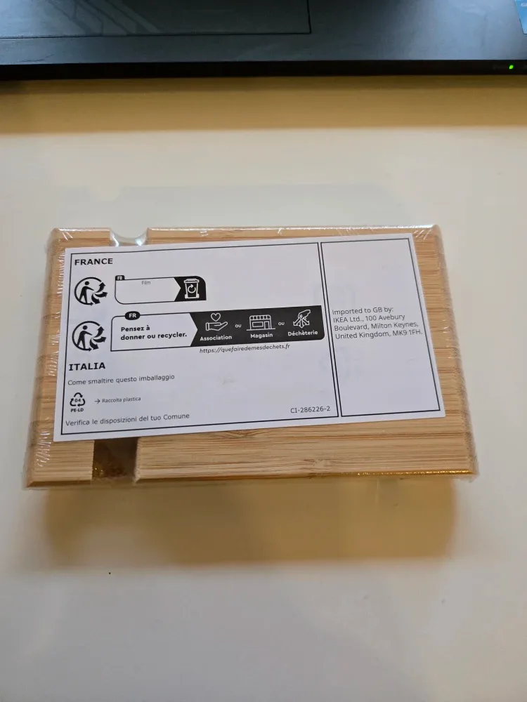 New IKEA RIMFORSA Tablet Stand Bamboo image indicator(2)