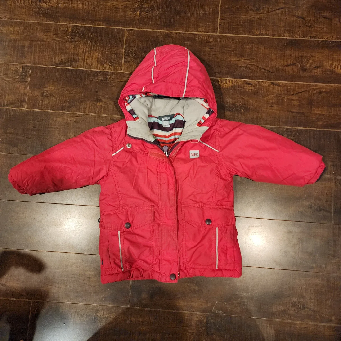 MEC Kids' Pink Winter Jacket - Size 2