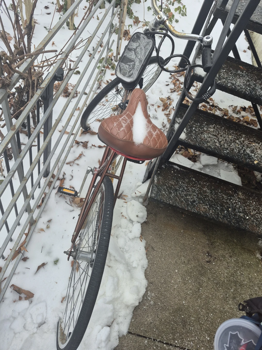 Vintage Brown Bike - photo 3