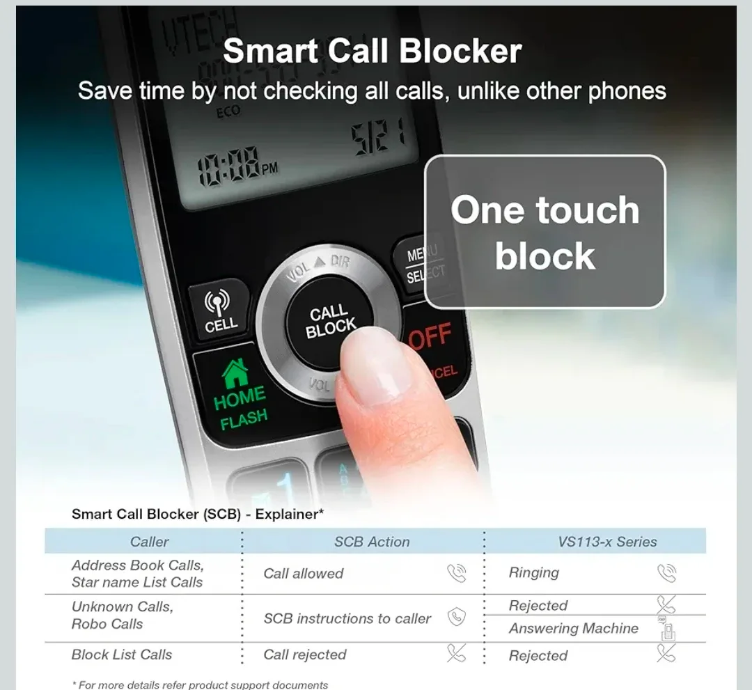 VTech Cordless Phone System image indicator(5)