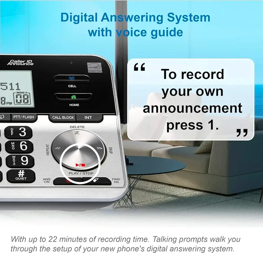 VTech Cordless Phone System image indicator(6)