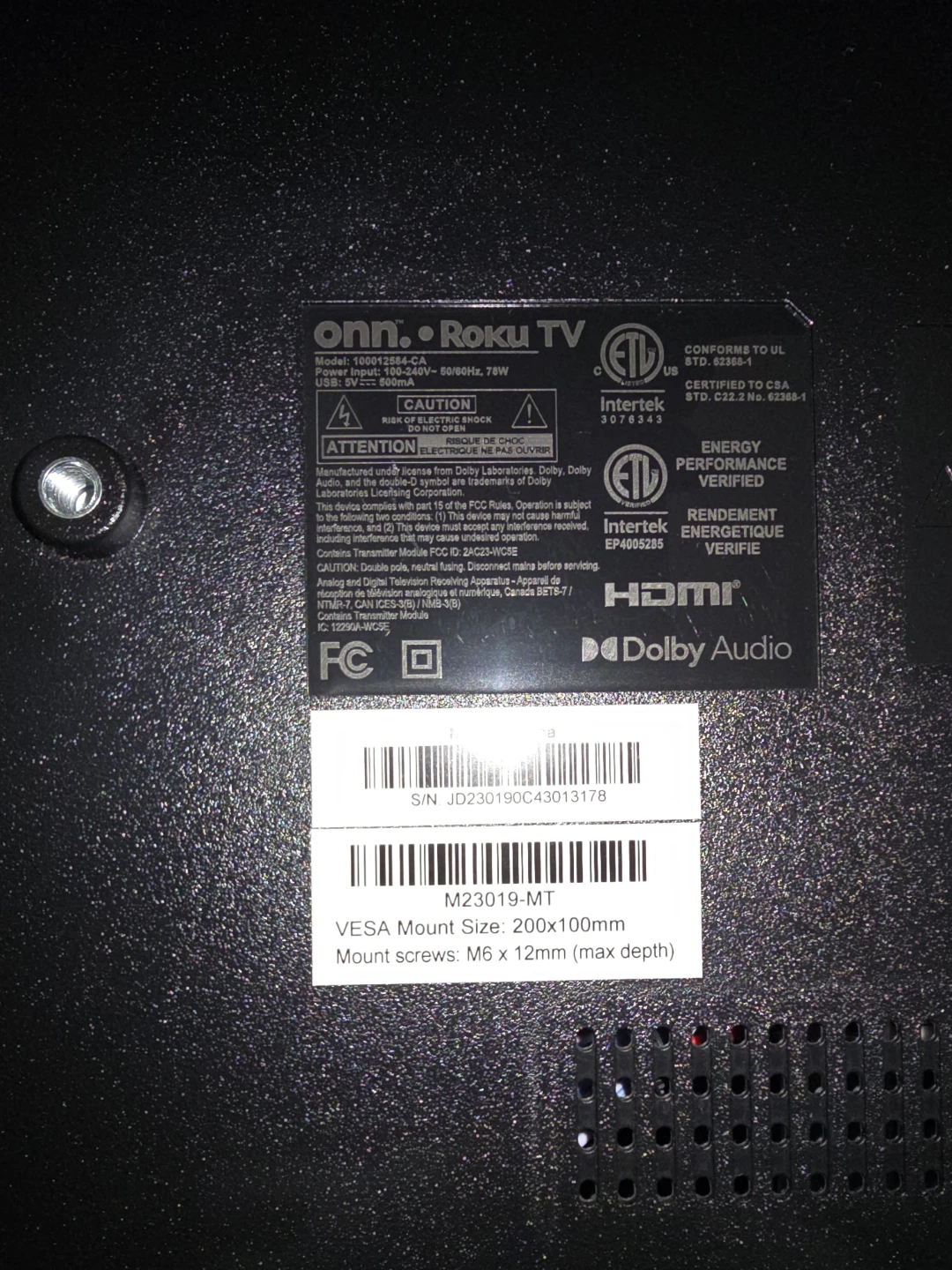onn. Roku TV 43 inch - photo 3