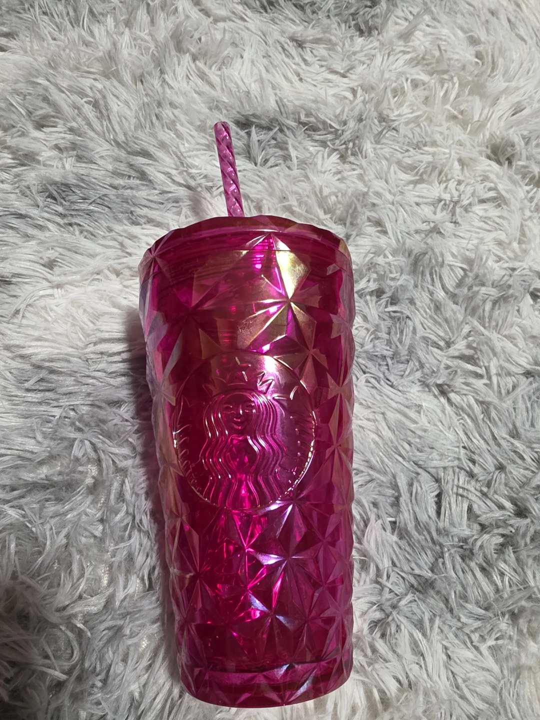 Starbucks Pink Studded Tumbler with Straw