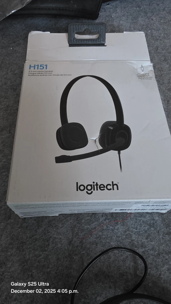 Logitech H151 3.5mm Stereo Headset w/ Mic - Box Included - photo 2