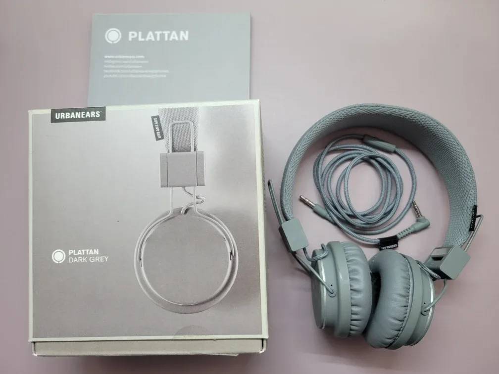 Urbanears Plattan Dark Grey Headphones #Cleanout image indicator(7)
