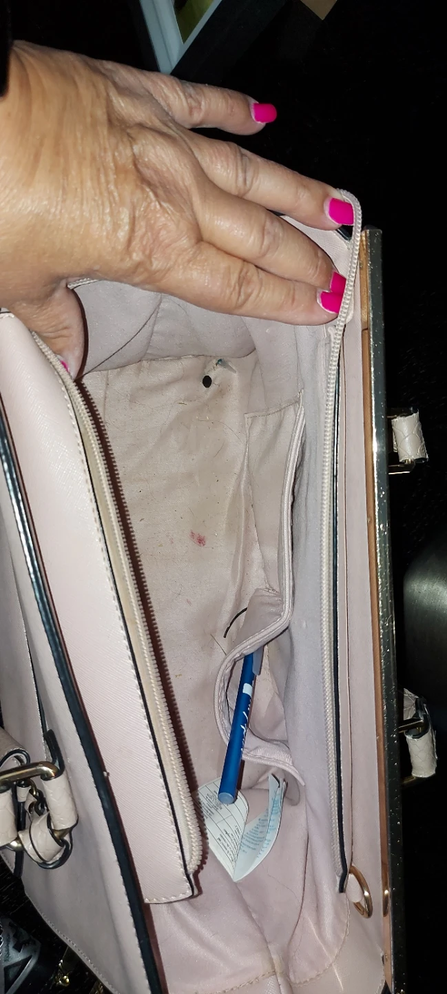 Aldo Blush Pink Satchel Handbag - photo 3