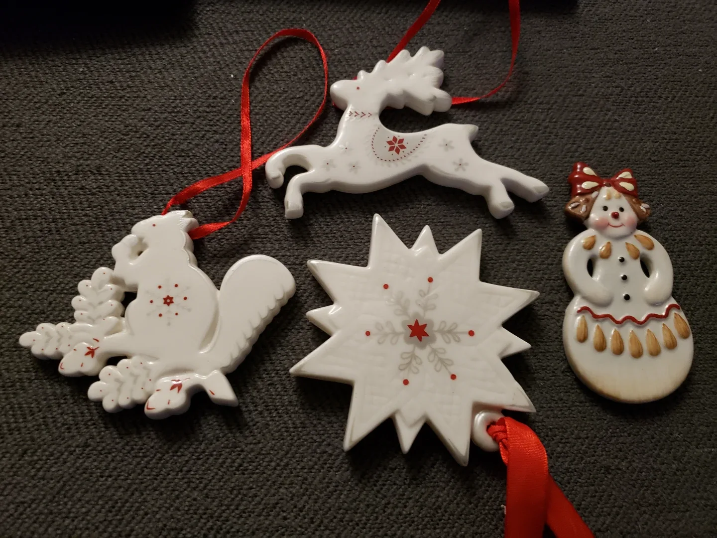 4 Villeroy & Boch Christmas Ornaments