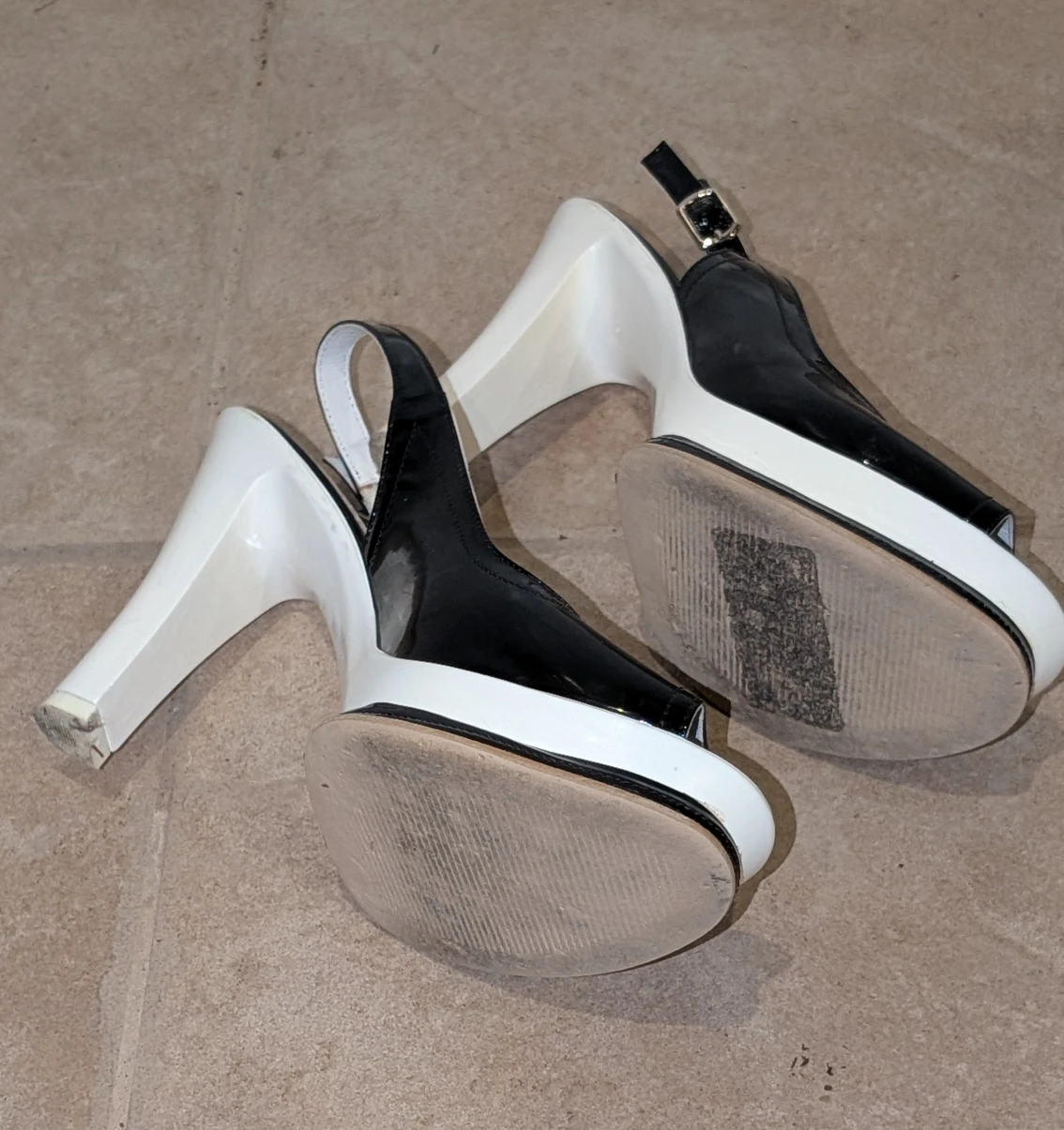 Yuppy Black & White Heels #Cleanout - photo 5