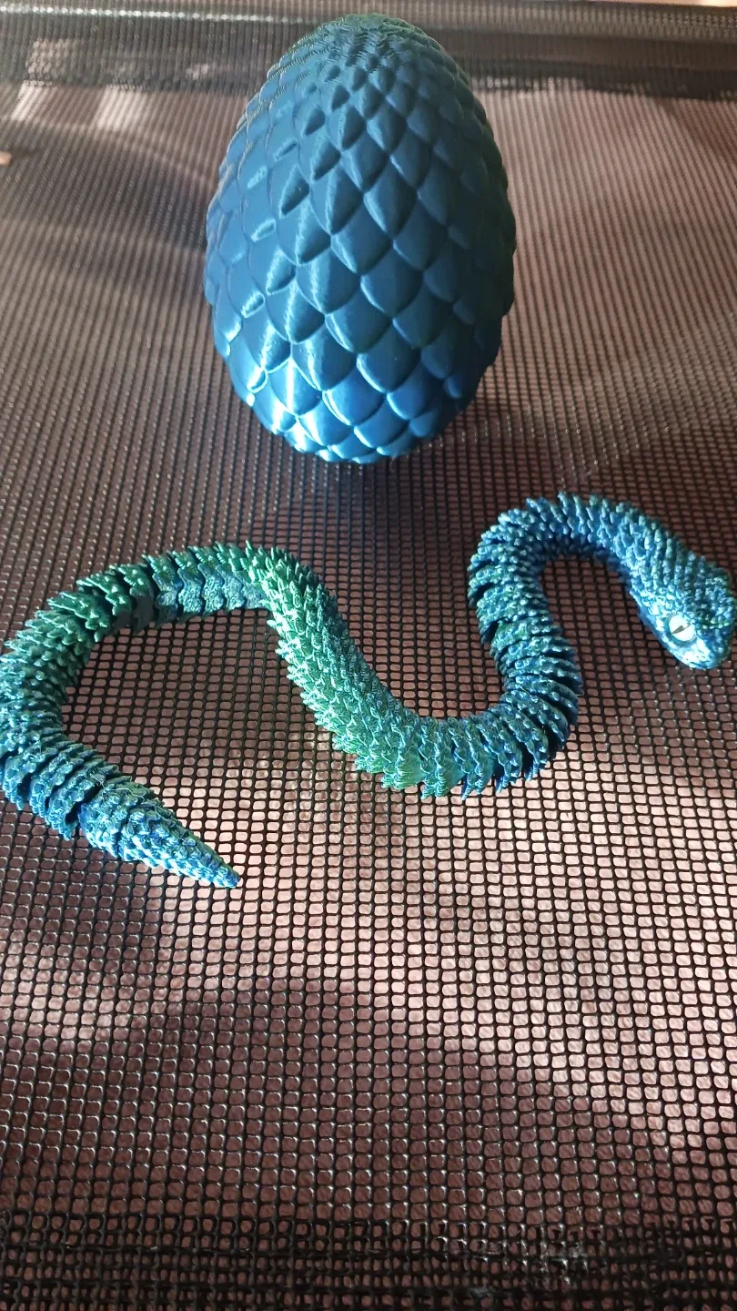 3D Printed Snake & Egg image indicator(2)