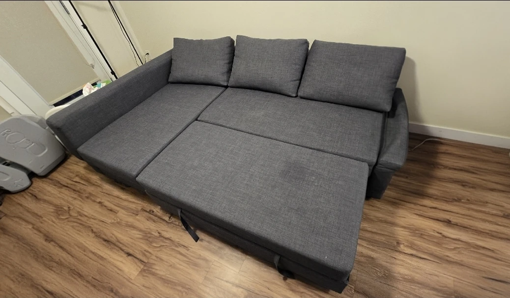 IKEA Grey Sectional Sofabed - photo 5