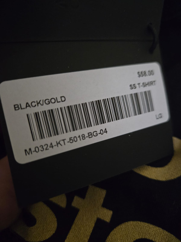 October's Very Own (OVO) Black/Gold SS T-Shirt - Size L - photo 3