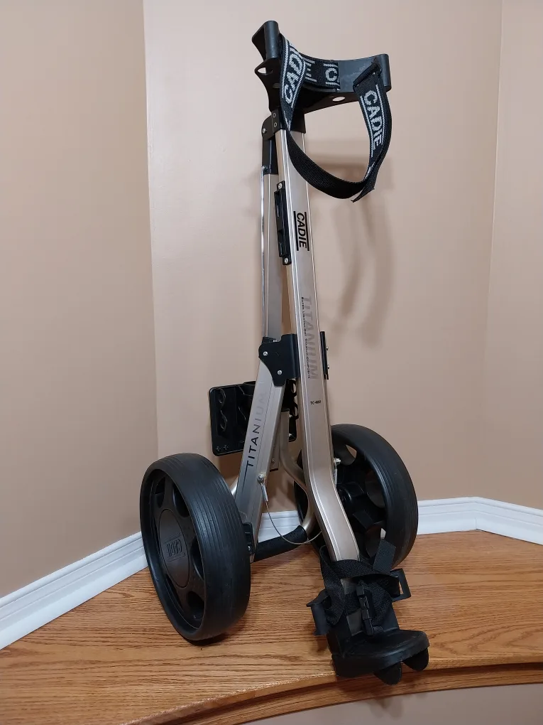 Cadie TC-400 Titanium Lightweight Golf Push Cart image indicator(2)