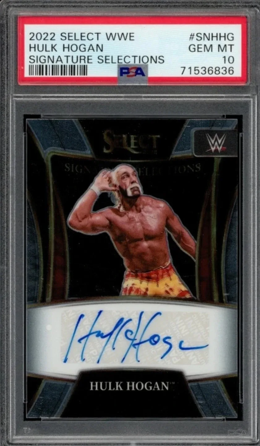 2022 Select WWE Hulk Hogan Signature Selections PSA 10