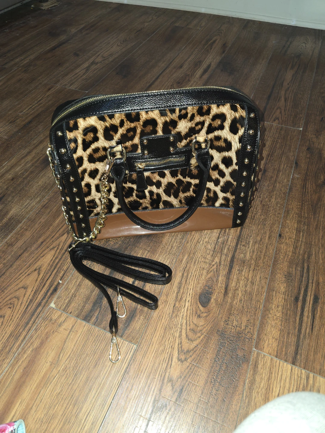 Leopard Print Satchel - photo 2