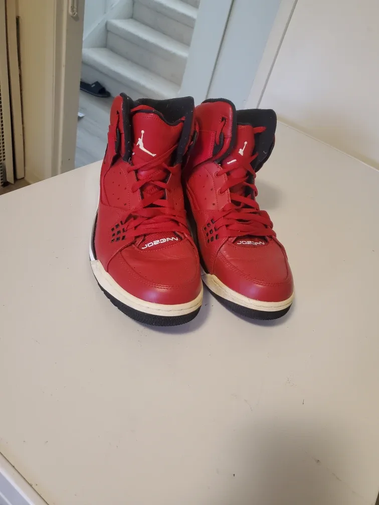 Red Jordan SC-2 High-Top Sneakers image indicator(2)