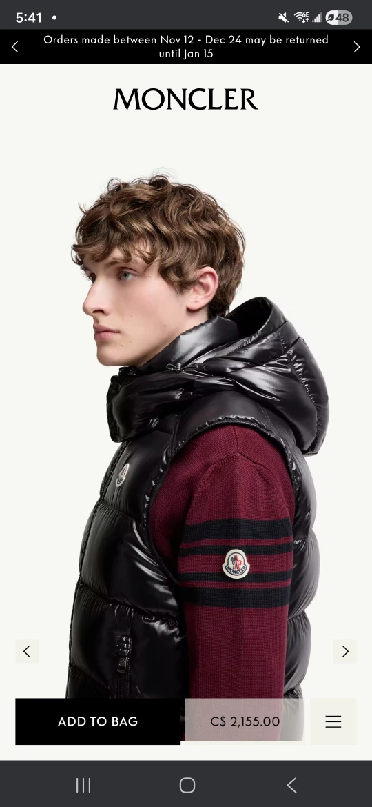 Moncler Bormes Hooded  Down Vest - photo 5