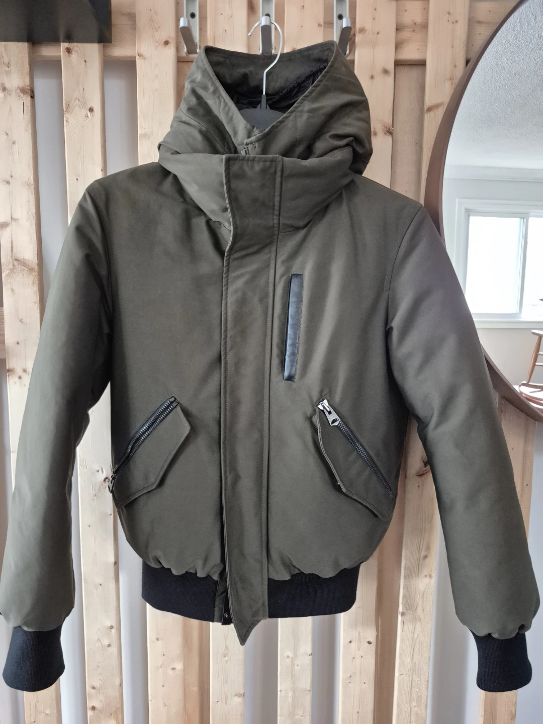 mackage dixon bomber jacket- men's small - photo 5