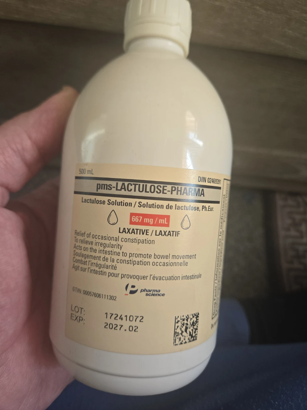 Lactulose Solution - pms-LACTULOSE-PHARMA
